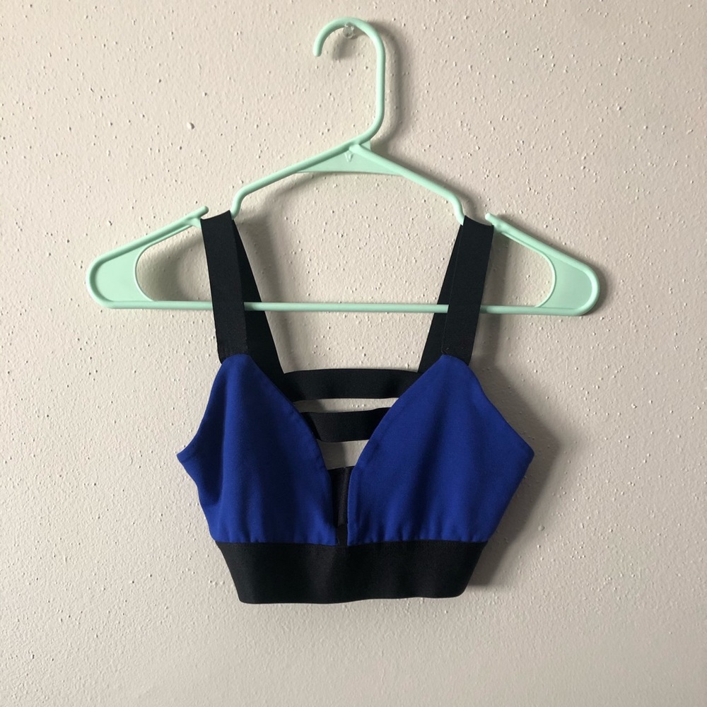 strappy bralette-style top by bebe